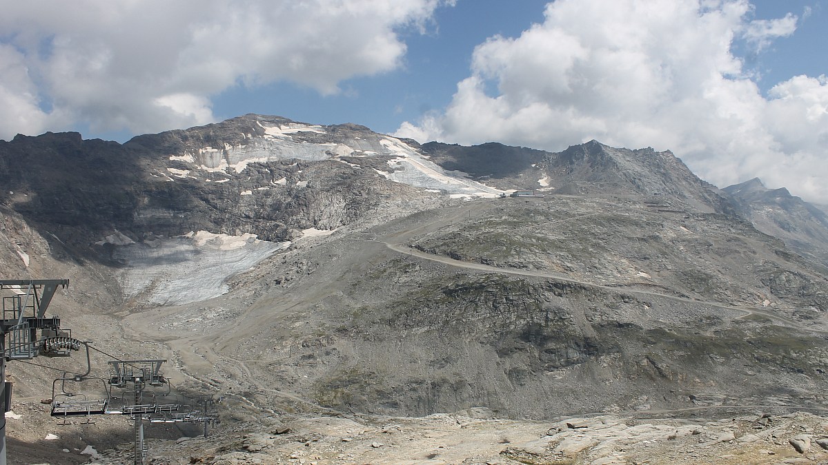 Mölltaler Gletscher / Bergstation Altecklift - Blick nach Nordosten - ZAMG